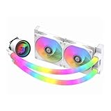WATER COOLER GAMER WAC5 BIFROST K-MEX 240MM BRANCO ILUMINAÇÃO ARGB PARA INTEL E AMD