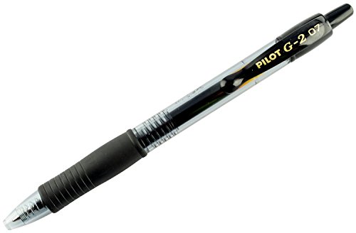 Pilot G2 Bolígrafos Roller Gel Tinta Negra Fino 2 + 4 Recambios miniatura 2