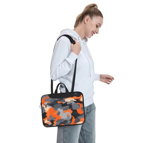 Maletín para portátil Orange Grey Black Camo 15.6 in miniatura 7