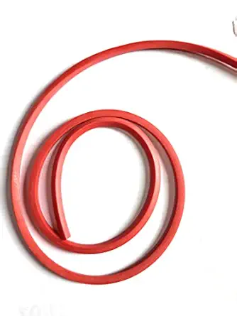 Chetanoring Red Silicone Rubber Square Cord, Size 5 MM X 5 MM Dia Length 2M, Hardness 60+/-5 Temperature Range -60 degreeC to +220 degreeC water Proof gasket packing sealing vaccume