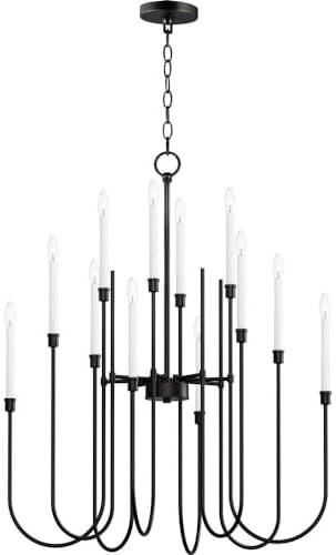 Maxim Lighting 11286BK Tux - 12 Light Chandelier In Traditional Style-42 Inches Tall and 36 Inches Wide
