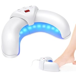 Nail Fungus Light for Multiple Toenail, 905nm Infrared Light & 470nm Blue Light for Home Use, Safe & Effective
