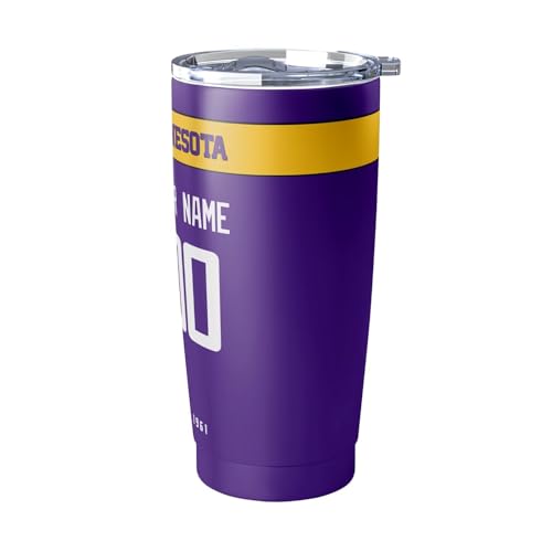 Image of ANTKING Minnesota Tumbler 20 oz Travel Coffee Cup Custom Name Number for Men Women Boy Gifts