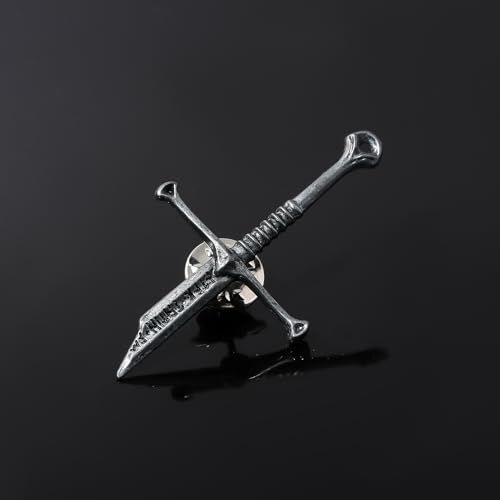 Image of 2PC Narsil Broken Sword pins - The Mysterious Sword of Middle-earth - Pins for Women Men Friends