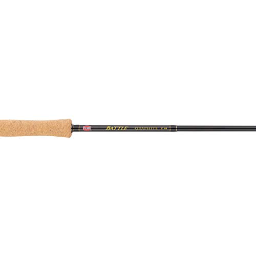Penn 9’ Battle Fly Rod, 10Wt Line Rating, 4-Piece Saltwater Graphite Fishing Rod, Black & Gold #TOP3