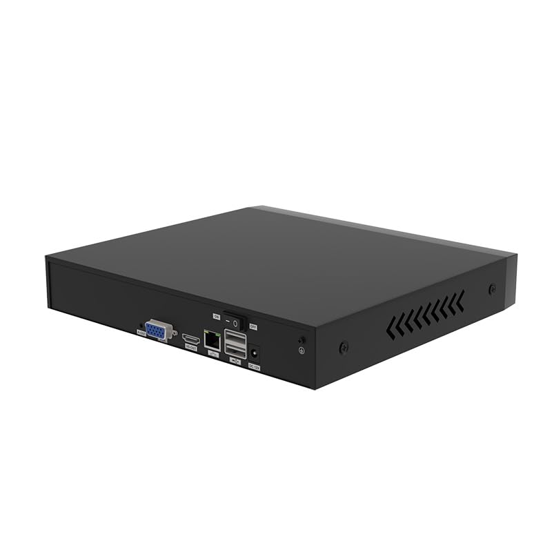 Foscam FNA216H - Grabador de vídeo (16 canales, UHD 4K, 8.0 Mpx, H.264+, 2 discos duros de hasta 16 TB, compatible con ONVIF, P2P)