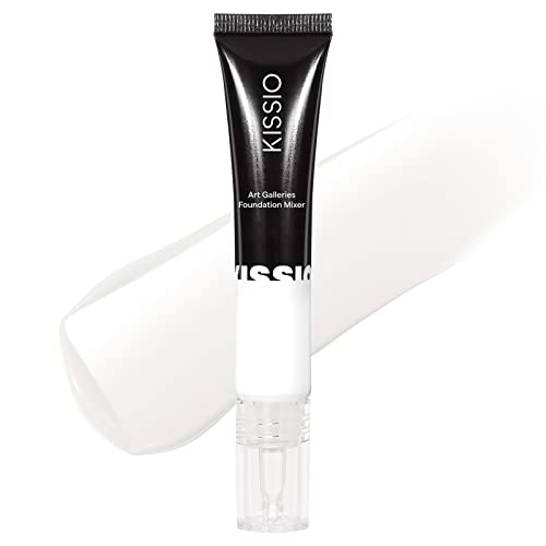 Kissio White Foundation,Foundation Mixing Pigment,White Pigment For Foundation,Color Corrector,Smooth And Light,Blends Easily With Foundation,Deep To Shallow,Cruelty Free, 0.67 Oz. #TOP10