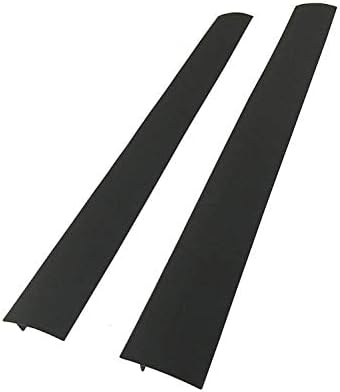 2 Pack CozyKit Silicone Kitchen Stove Counter Gap Cover Long & Wide Gap Filler Seals Spills Between Counters, Stovetops, Washing Machines, Oven, Washer, Dryer - Heat-Resistant and Easy Clean (Black)