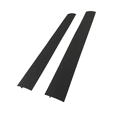 2 Pack CozyKit Silicone Kitchen Stove Counter Gap Cover Long & Wide Gap Filler Seals Spills Between Counters, Stovetops, Washing Machines, Oven, Washer, Dryer - Heat-Resistant and Easy Clean (Black) Cover