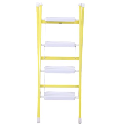 Escabeau pliable anti-chute avec mécanisme de verrouillage et pédale large
