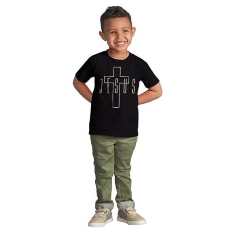 Religious Christian Faith Jesus Cross Toddler Baby Graphic T Shirt3