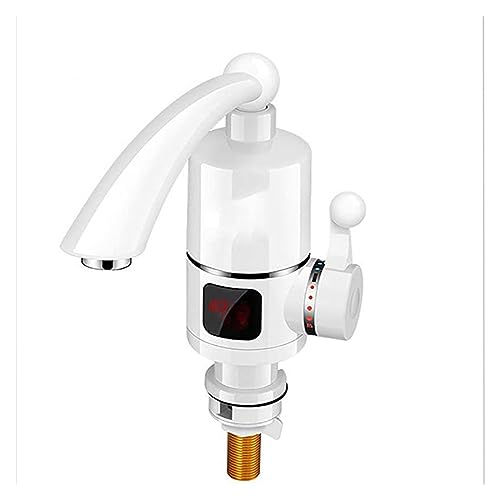Calentador de agua eléctrico instantáneo 3000W con pantalla LED para grifo de agua fría cocina 3
