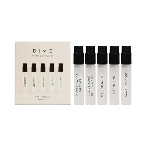 Dime Beauty Perfume Sampler, Hypoallergenic, Clean Perfumes, Eau de Toilette
