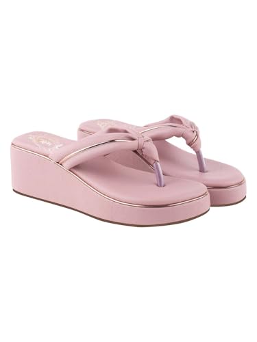 Image of Shoetopia Wedges Sandal for Women & Girls Criss-Cross Strap Design Stylish Comfortable, Durable Heels - Perfect for Casual & Party