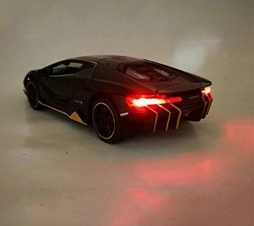 Image of 1:32 Scale Lamborghini Centenario Toy Car | Metal Pullback Diecast Car for Kids with Openable Doors, Sound, Light Effects Toy for Car Enthusiasts (Color As Per Available), White