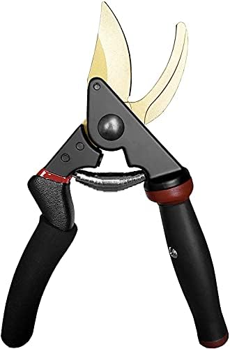gonicc 8.5" Professional Rotating Bypass Titanium Coated Pruning Shears(GPPS-1014), Secateurs, Scissors, Pruners with Heavy Duty SK5 Blade. Soft Cushion Grip Handle for Everyone. - Thumbnail 4