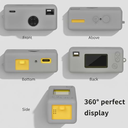 Funda de silicona para cámara Kodak CHARMERA - Gris miniatura 5