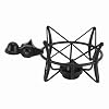 Professional Microphone Shock Mount, Mic Shock Mount Clip with Zinc Alloy Build, Vibration - Isolating Design for Neumann TLM103 TLM193 TLM127 TLM170 MK4, Includes 5/8 to 3/8 Conve (Black) #5