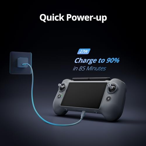 Image of Potensic PTD 1 Remote Controller, 5.5-inch 1080P Full HD Display, 10KM Transmission, 6400 mAh Capacity, Up to 3 Hours of Battery Life, 32GB Storage, Compatible with Atom 2 Drone Only
