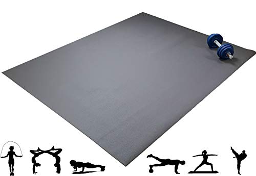 q324.de Jump - la colchoneta de Ejercicios Extra Grande I 160 x 120 I marrón I Extra Robusta y Estable I con y sin Zapatos I HIIT I Fitness I Saltar la Cuerda I Entrenamiento de Fuerza I Gimnasia