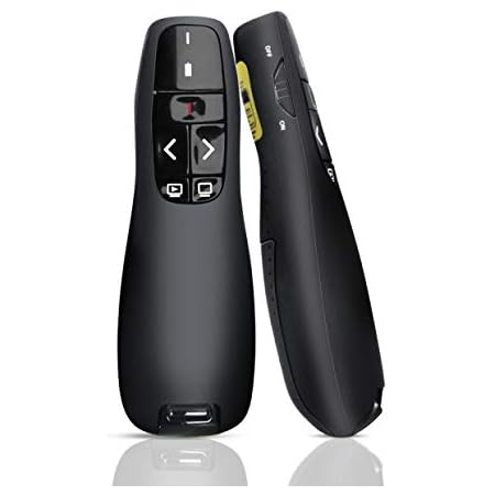 Wireless PowerPoint Clicker, Presentation Clicker with USB Control ...