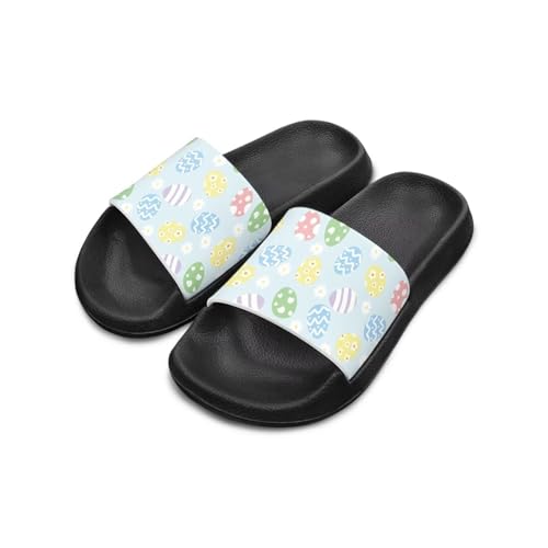 Image of Boy & Girls Slide Sandals Kids Shower Shoes Non Slip Summer Slippers Beach Sandals