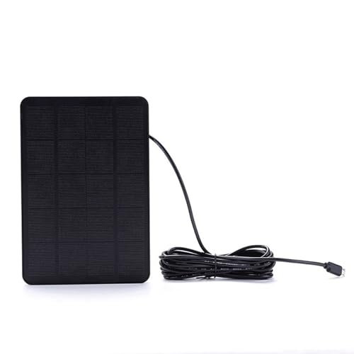 Panel solar para cámara de seguridad de 10W AutoSwan impermeable con cable de carga negro 2