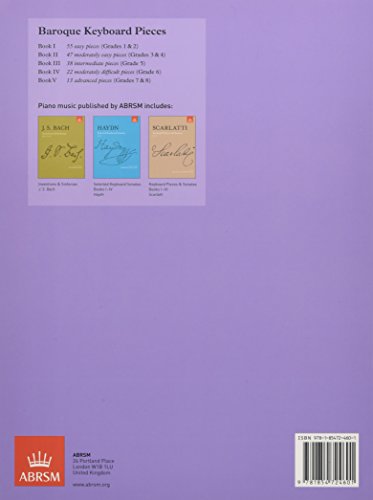 Baroque Keyboard Pieces Book III