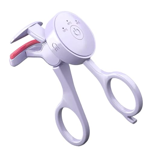 ラッシュカーラーヒート、加熱されたまつげカーラー,旅行に優しいラッシュカーリングツール - 3つの加熱モードを備えた電動まつげカーラーメイクアップツールのために高速熱を強化する