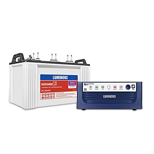 Luminous Inverter & Battery Combo with Trolley (Eco Watt Neo 900 Square