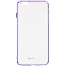 iPhone 6s case, iPhone 6 case, Nupro Lightweight Protective Bumper Case Cover for Apple iPhone 6s 4.7" screen - Clear/Purple