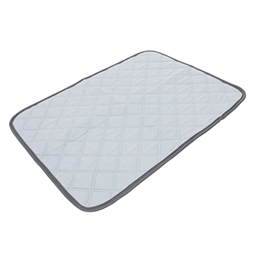 SOIMISS Alfombrilla Reutilizable para Mascotas Pequeñas y Absorbente para Jaulas de Conejillos de Indias y Hámsters Color Gris con Diseño de Rombos
