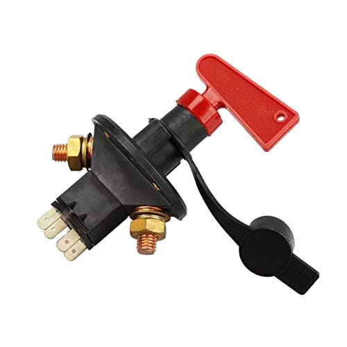 FIA �L�� �X�C�b�` �o�b�e���[ �A�C�\���[�^�[ �J�b�g�I�t/�A�E�g �}�X�^�[ �X�C�b�` 12V/24V 150A M10