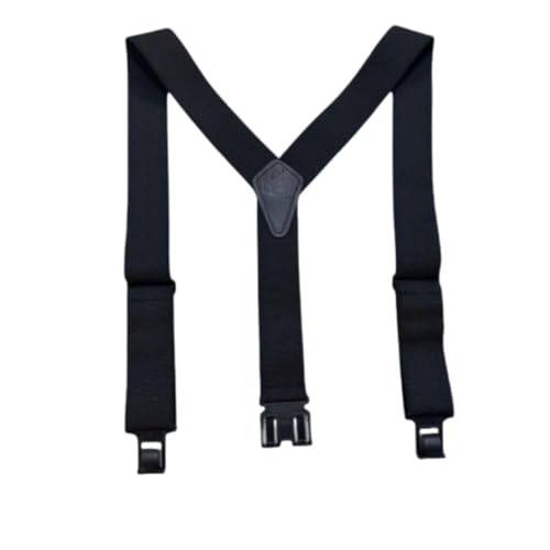 PERRY SUSPENDERS 2 Premium Hook On Suspenders Black