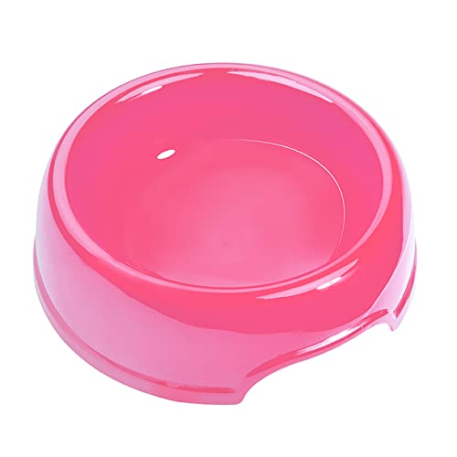 YUANstore Tazón de plástico ligero para mascotas de color sólido 1 Ud tazón pequeño perro gato mascota tazón suministros de alimentación para mascotas Cover