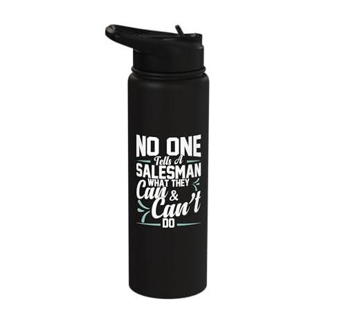 Salesman Design For Salesperson - Tells A Salesman Stainless Steel Insulated Water Bottle