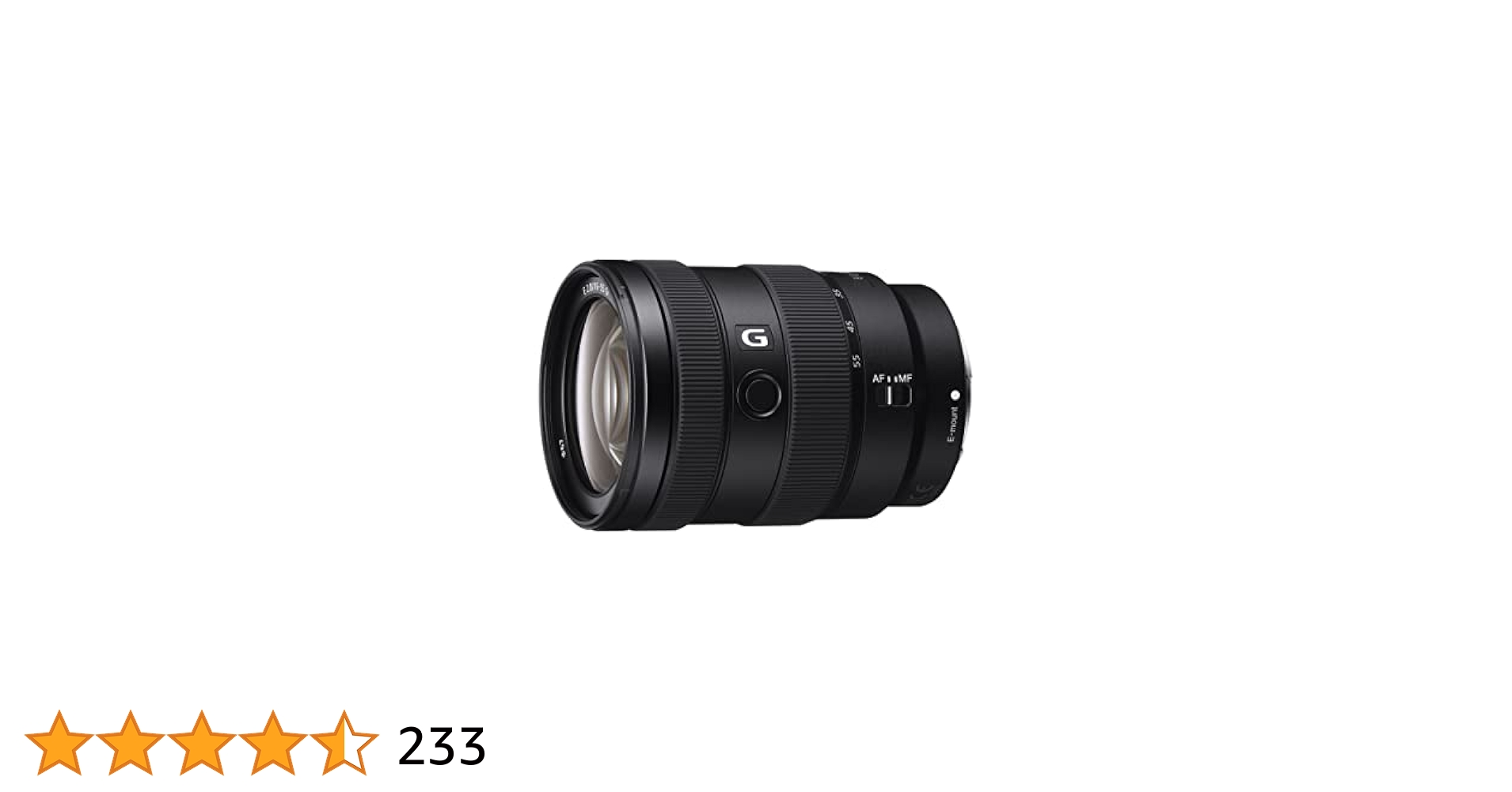 ソニー　G Lens E16-55mm F2.8 G E 16-55 mm F2.8 G | SEL1655G | Sony Canada