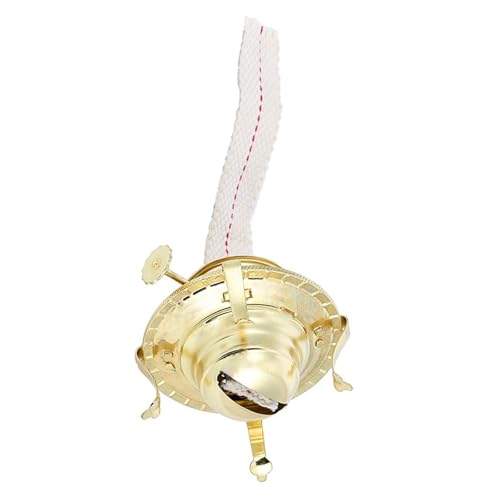 EXCEART Quemador de Aleación de Dorado para Lámpara de de Queroseno Seguro y Cortable , Adecuado para Hacer Lámparas Retro de