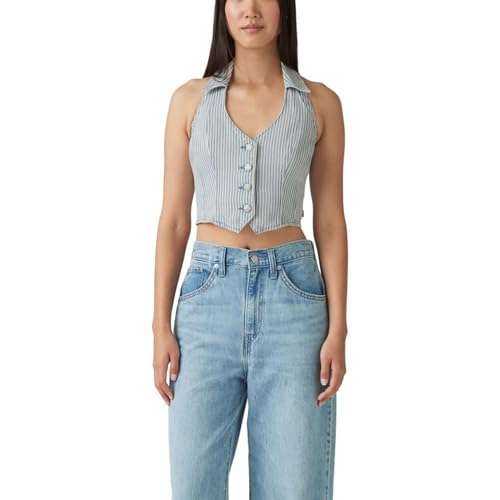 Levi's Women's Bria Denim Corset Halter, Handy Woman, XX-Large