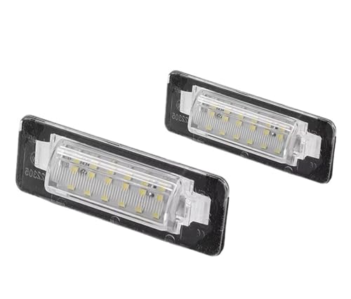 Luz en forma número coche Benz W210 para conducción nocturna segura con bombillas LED blancas