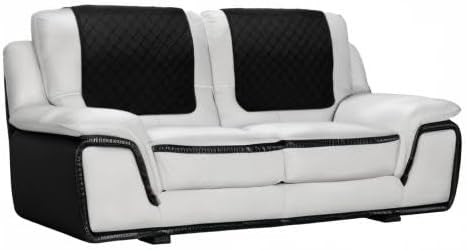 Miniatura 8 de Panelee 2 fundas para reposacabezas para silla reclinable, sofá, reposacabezas, protector de muebles para fundas de sofá reclinable (negro)