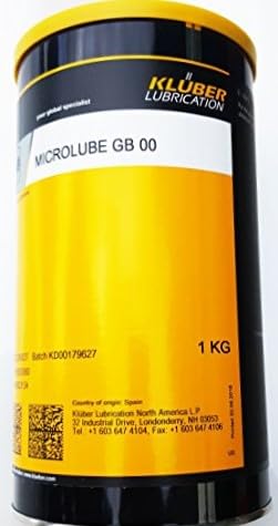 Lubrication MICROLUBE GB 00 Fluid Gear Grease for Mechanical Presses-Spur & Bevel Gears-Worm Gears 1 Kg Can