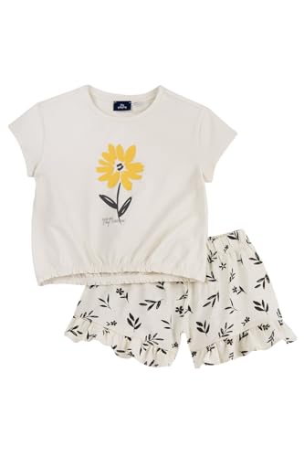 Completo con Maglietta e Pantaloncini in Morbido Designed in Italy Abbigliamento bambina cotone