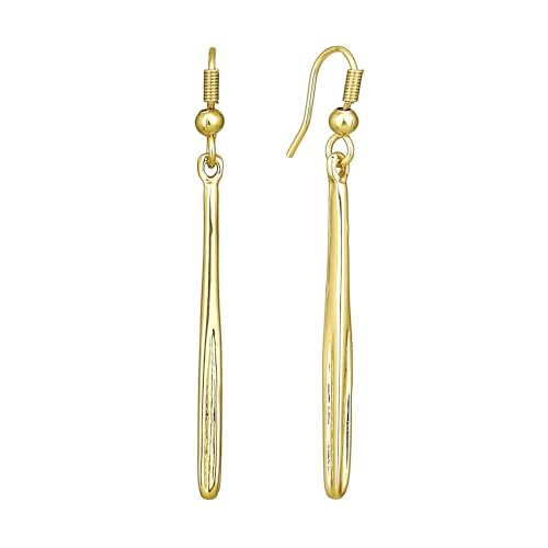 Estele 24 Kt Gold Plated Wicket Dangle Earrings For Women (B08D499XHB) Amazon Price History, Amazon Price Tracker