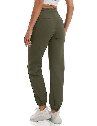 VOOVEEYA Women's Relaxed Yoga Pants, Workout Joggers with Pockets High Waisted Casual Jogging Pants3