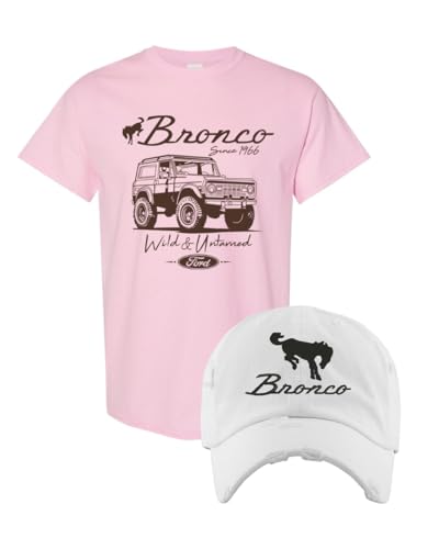 Image of Bronco Dad Hat Vintage Car Lover Embroidered Adjustable Cap