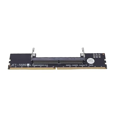 ZASCHMOY Karta Adaptera DDR5 U DIMM na SO DDR5 RVS, Konwerter Pamięci do Laptopa na Komputer Stacjonarny, z Solidnym Materiałem PCB, do Naprawy i Konserwacji Komputerów