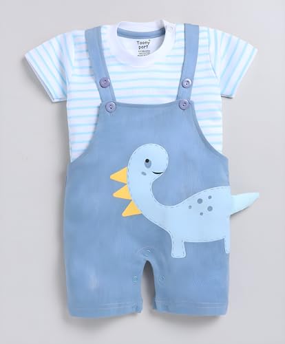 Image of Toonyport Baby Boy Cute Mamma's Munckin Dungaree (Pink)