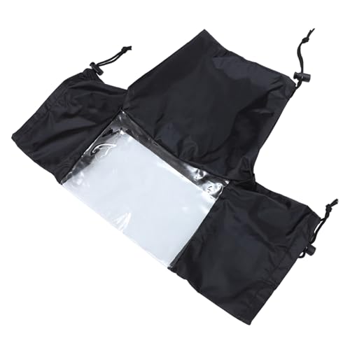 Protector antilluvia para cámara DSLR en invierno con capa impermeable negra contra viento y frío