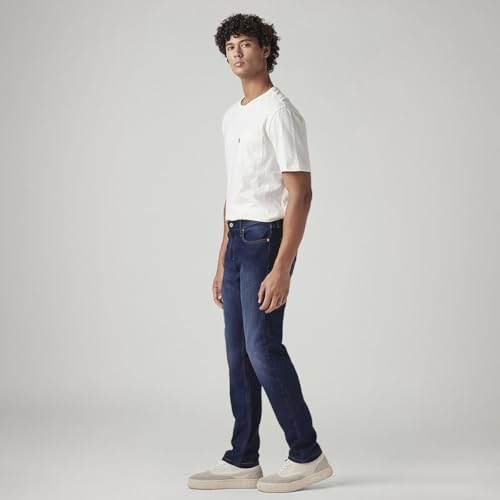Image of Levi's Men's 511 Dark Indigo Slim Fit Mid Rise Jeans